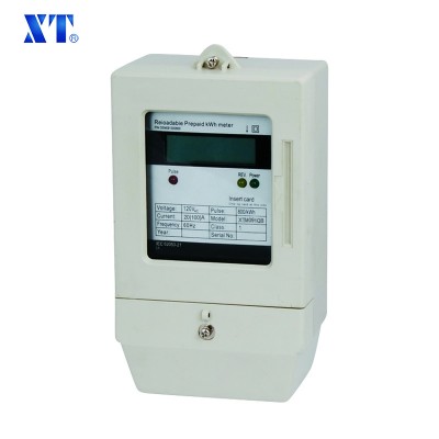 Single phase IC card reader type prepaid electric meter ( ENERGY METER EXPERT )