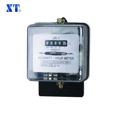 Single Phase Count Electric Kilowatt Energy Meter